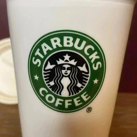 Starbucks 2010 Ceramic Tumbler with Silicone Lid EUC - Picture 6 of 6
